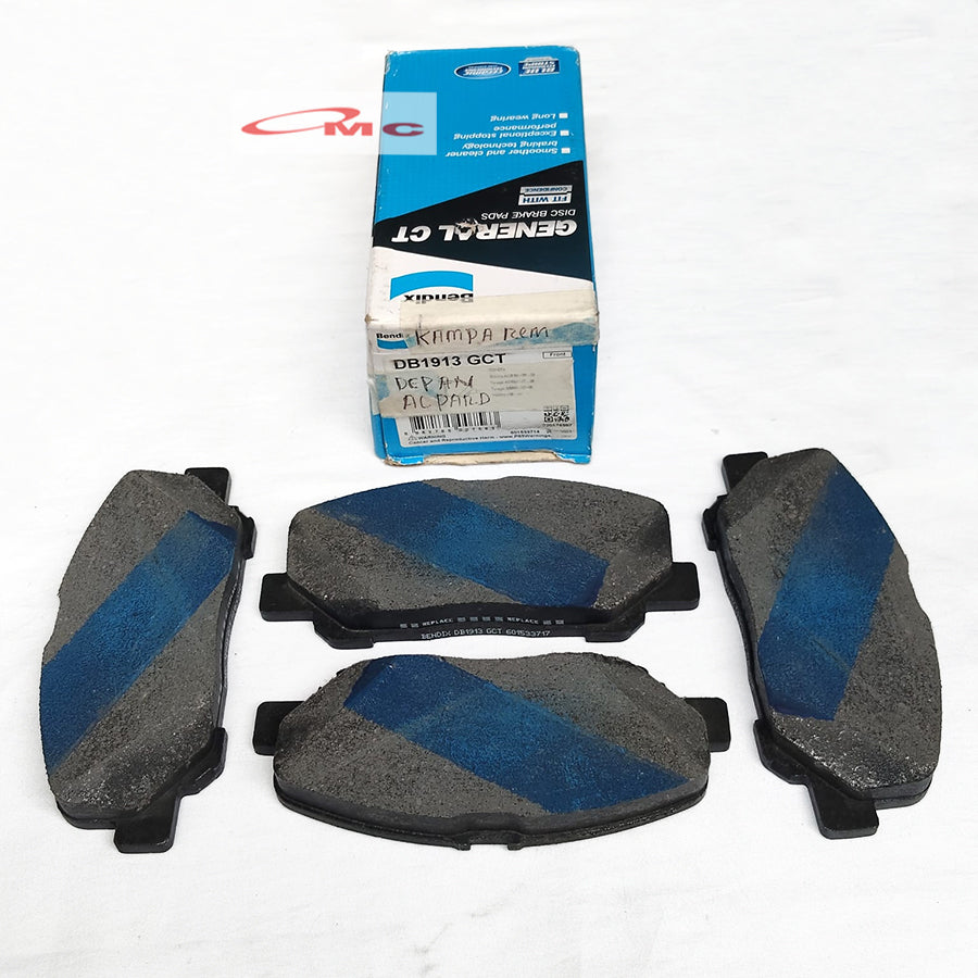 Brake Pad Kampas Rem Depan Alphard ANH20 Vellfire 2008-2015 Bendix DB 1913 GCT