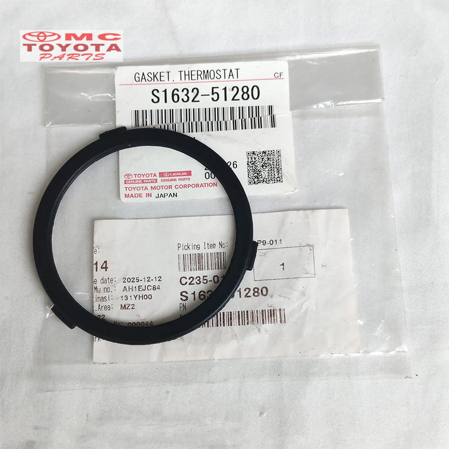 Packing Thermostat / Gasket Thermostat / Seal Thermostat Toyota Dyna Saurus 110 115 125 130 Hino Dutro 110 125 130 Original S1632-51280 Paking Termostat