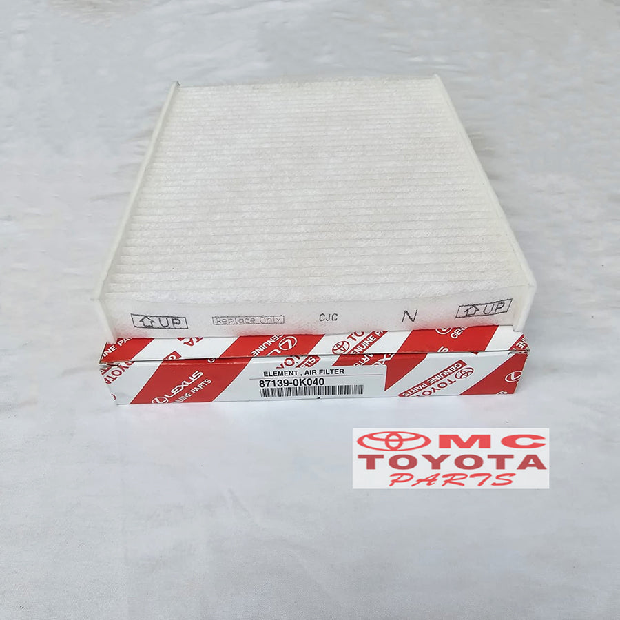 Filter Saringan Udara AC Cabin Kabin Innova Reborn, Fortuner SRZ VRZ, Hilux Revo, Alphard Vellfire 2015-UP Original Genuine 87139-0K040