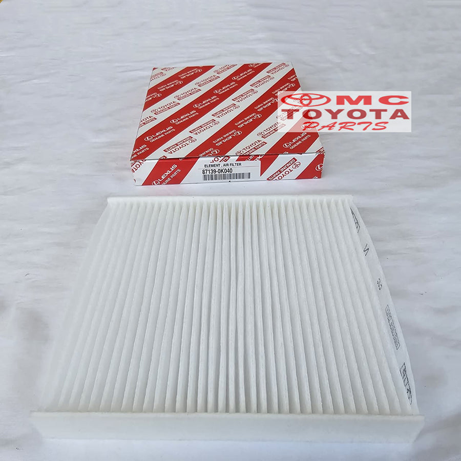 Filter Saringan Udara AC Cabin Kabin Innova Reborn, Fortuner SRZ VRZ, Hilux Revo, Alphard Vellfire 2015-UP Original Genuine 87139-0K040