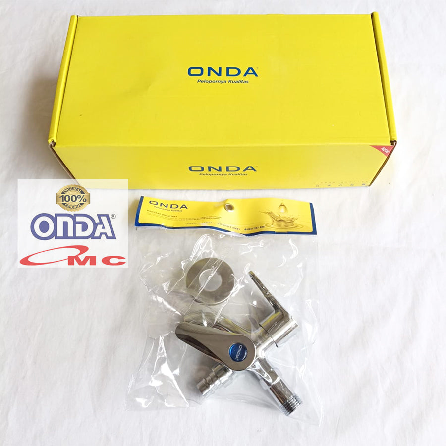 Kran Air Keran Double/Cabang Shower Tembok ONDA 1/2 Inchi K-TUL-FLOW-1P2 Kran Shower Bercabang