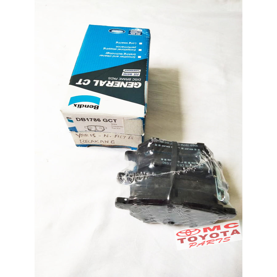Brake Pad Kampas Rem Belakang ORI Original Yaris New Corolla ALtis BENDIX Brake Pad DB-1786