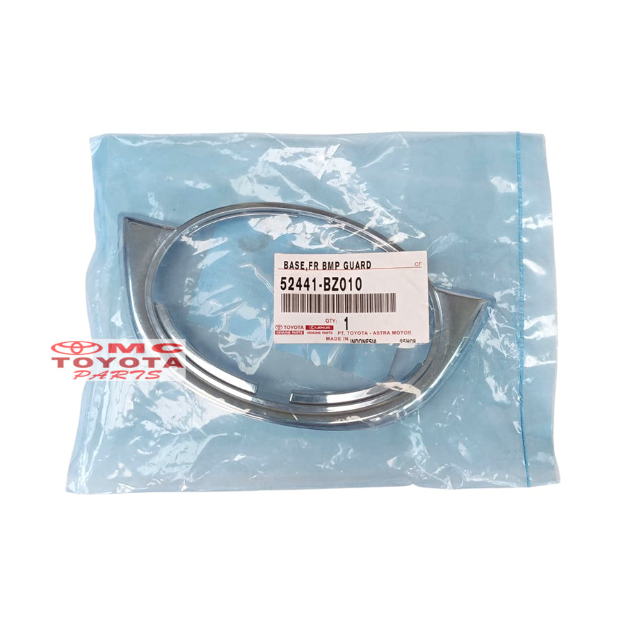 Base Emblem Logo Grille Depan Avanza Xenia Tahun Lama Original 52441-BZ010 Base Ring Emblem Dudukan Ring Logo Ring Luar Chrome Grill Radiator Bemper Depan Ori
