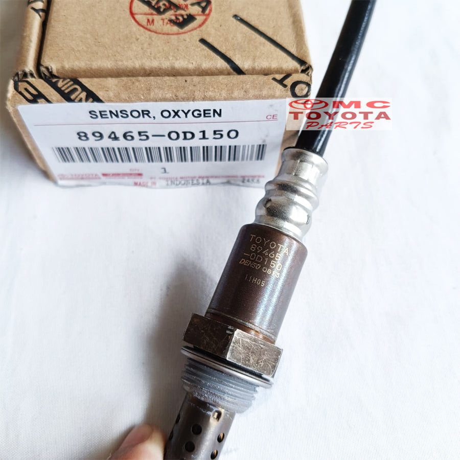 Sensor Oksigen Vios Lama Gen1 2003-2007 Selang Katalis Bagian Bawah Original 89465-0D150 Sensor Oxygen Toyota Vios Old