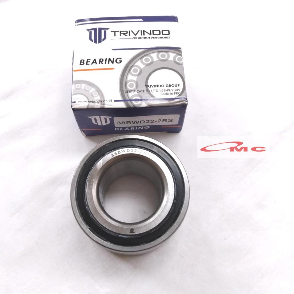 Bearing Laher Roda Depan Vios Old Gen 1 38BWD22-2RS Trivindo Original
