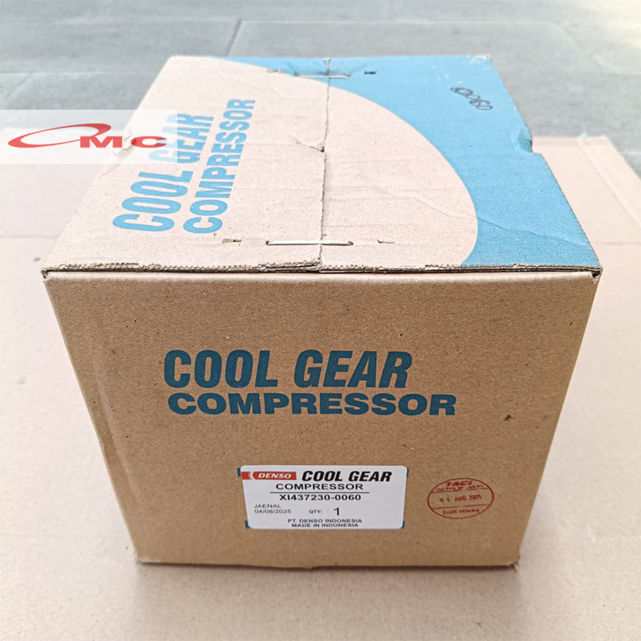 Compressor Kompresor AC Suzuki Ertiga 2012-2018 Original Denso Cool Gear 437230-0060 Kompressor Compresor Compressor Ac Mobil Double Blower Coolgeer Asli Ori