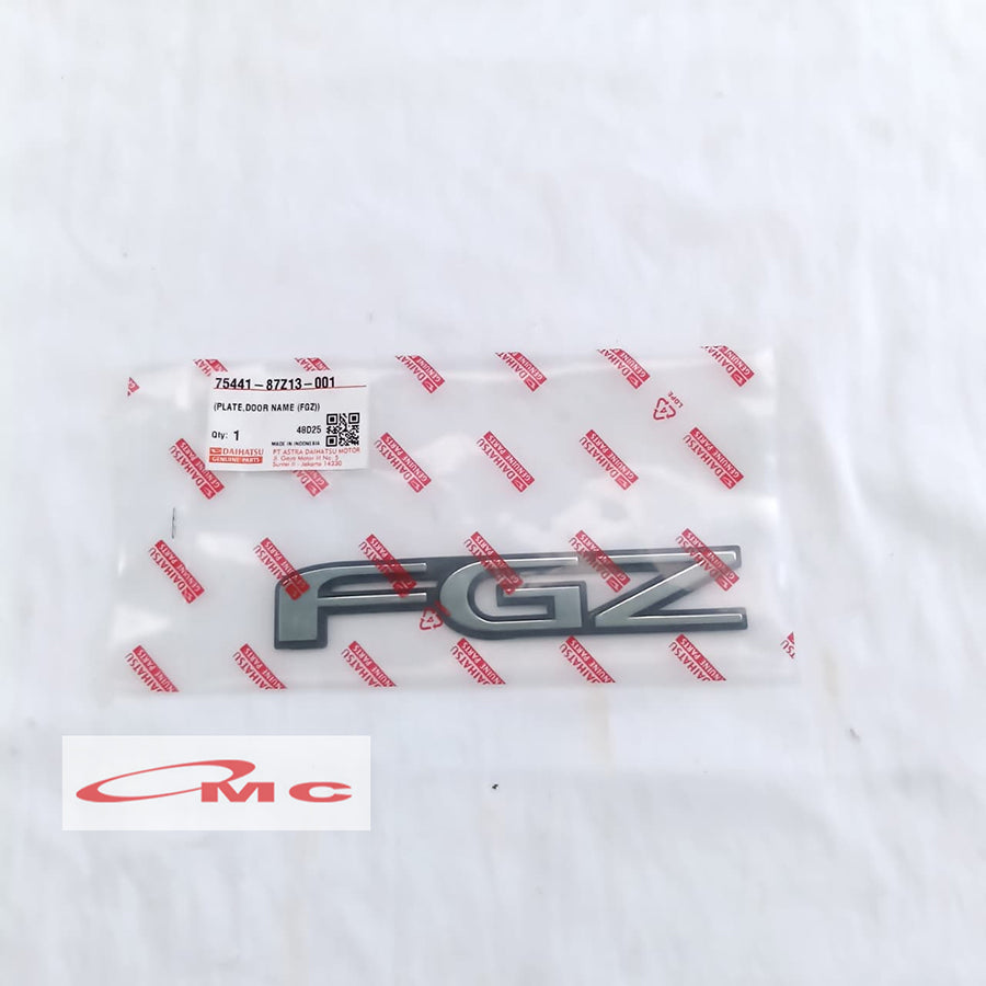 Emblem Tulisan FGZ Taruna C Series Daihatsu 75441-87Z13-001