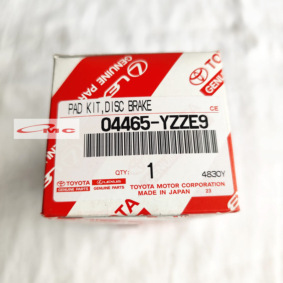 Kampas Rem Depan Brake Pad Hiace Commuter 04465-YZZE9 Brakepad Original Toyota