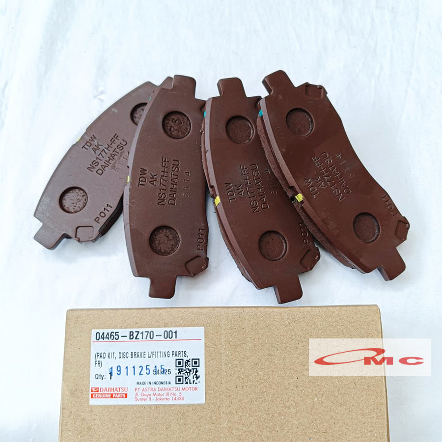 Brake Pad Kampas Rem Depan Xenia Avanza Veloz Terios Rush Taruna APV Original 04465-BZ170-001