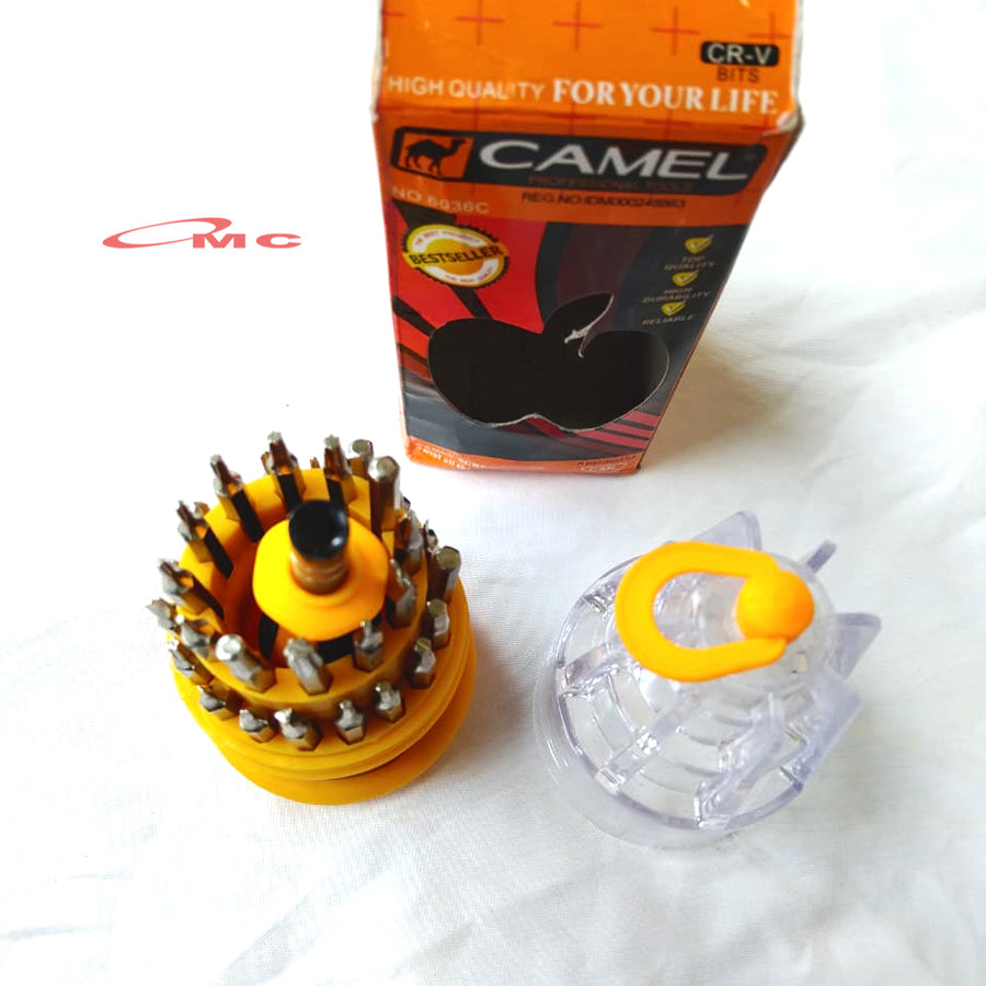 Obeng HP Jam Set Camel obeng Set 31 in 1 Multi Fungsi OBENG-SET-CML