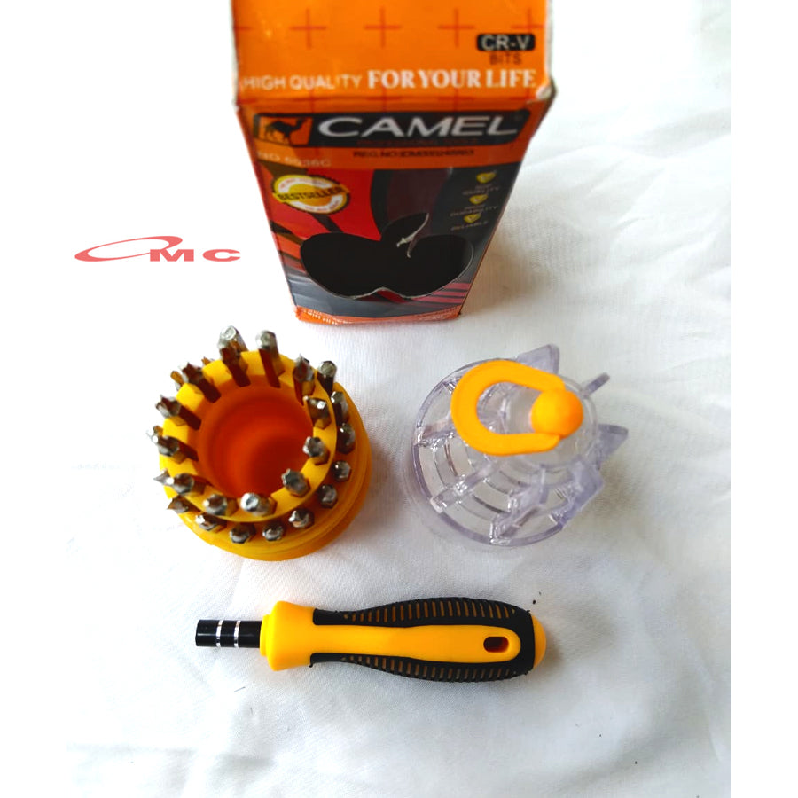 Obeng HP Jam Set Camel obeng Set 31 in 1 Multi Fungsi OBENG-SET-CML