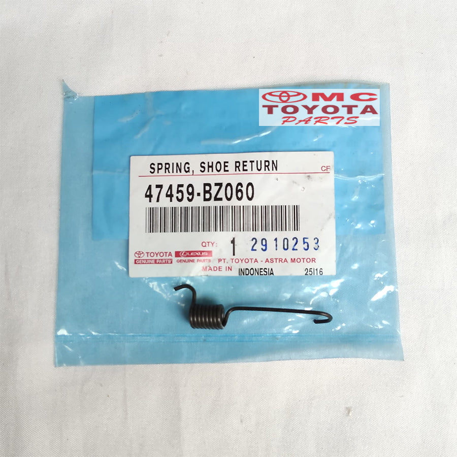 Per Kampas Rem Belakang Kiri Agya Ayla Original 47459-BZ060 Spring Shoe Return