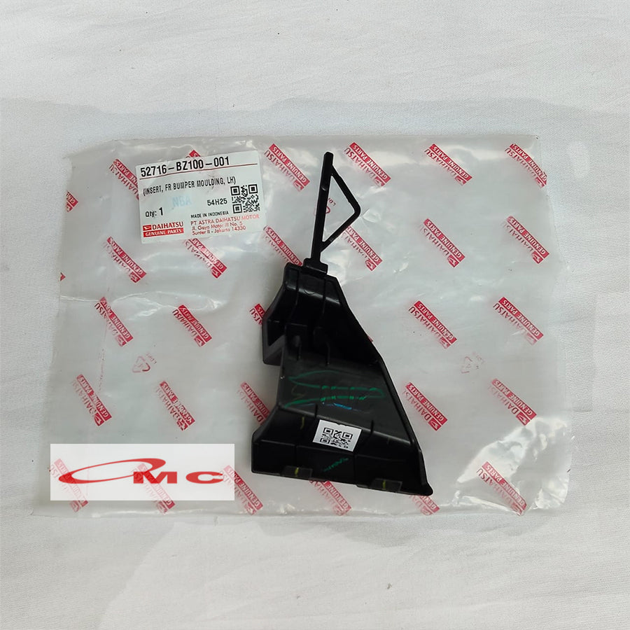 Tutup Cover Derek Towing Bemper Depan Kiri Daihatsu Ayla 2020 up Original 52716-BZ100-001 Tutup Bumper Towing Cover Tutup Baut Bemper Depan Kiri Ayla 1.2 1200cc