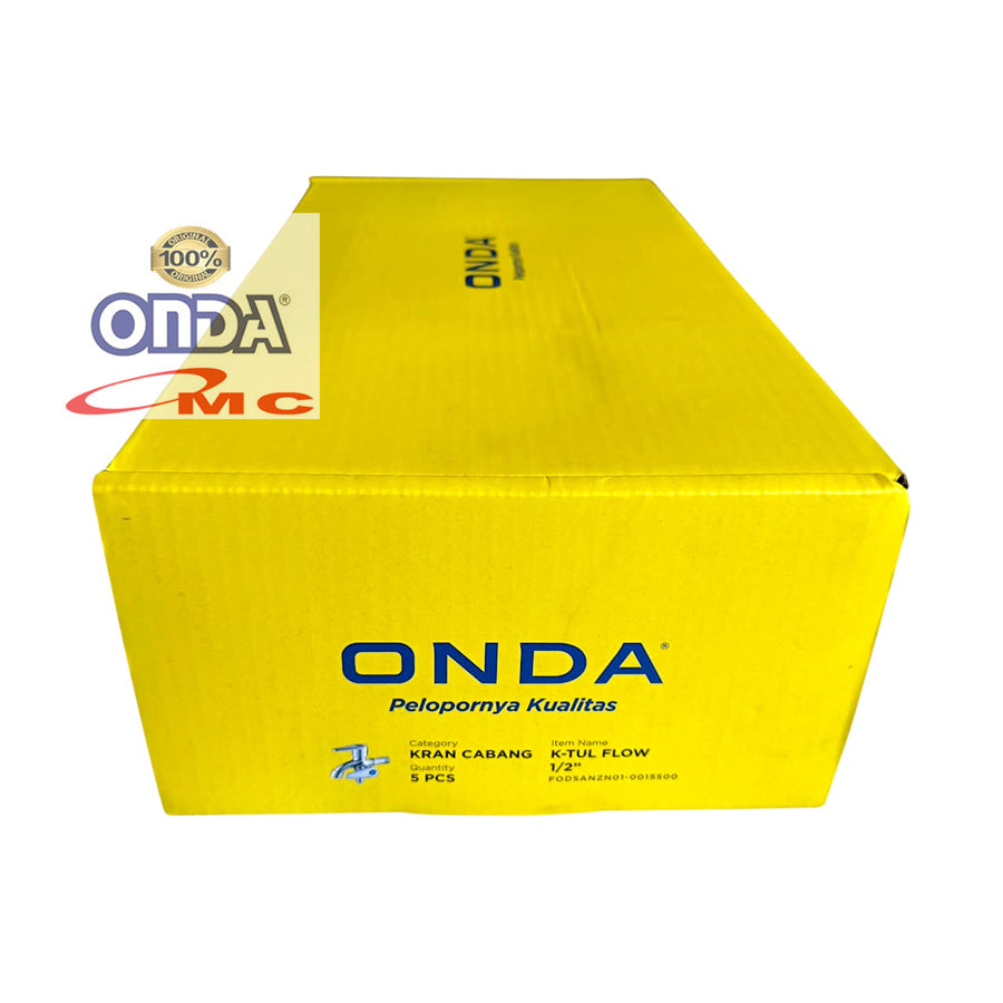 Kran Air Keran Double/Cabang Shower Tembok ONDA 1/2 Inchi K-TUL-FLOW-1P2 Kran Shower Bercabang