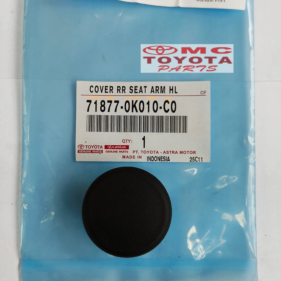 Cover Tutup Baut Arm Rest Mobil Toyota Innova Reborn 71877-0K010-C0