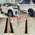 Moulding Cover Rock Panel Cover Side Skrit Body Kit Trisplang Spakbor Pelindung Lumpur Samping Sisi Bawah Pintu Kanan Kiri Original Toyota Raize GR 2020-2022 76901-BZ130 76902-BZ130