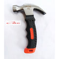 Palu Kambing Mini 8 OZ Palu Cebol Pendek Mini Claw Hammer Alat Pertukangan Pendek Gagang Karet