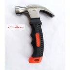 Palu Kambing Mini 8 OZ Palu Cebol Pendek Mini Claw Hammer Alat Pertukangan Pendek Gagang Karet