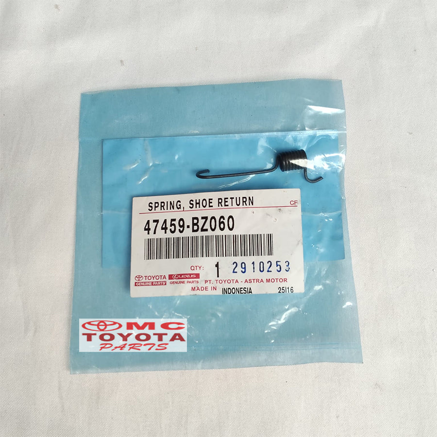Per Kampas Rem Belakang Kiri Agya Ayla Original 47459-BZ060 Spring Shoe Return