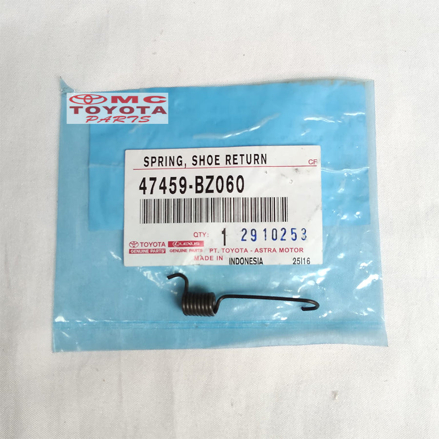Per Kampas Rem Belakang Kiri Agya Ayla Original 47459-BZ060 Spring Shoe Return