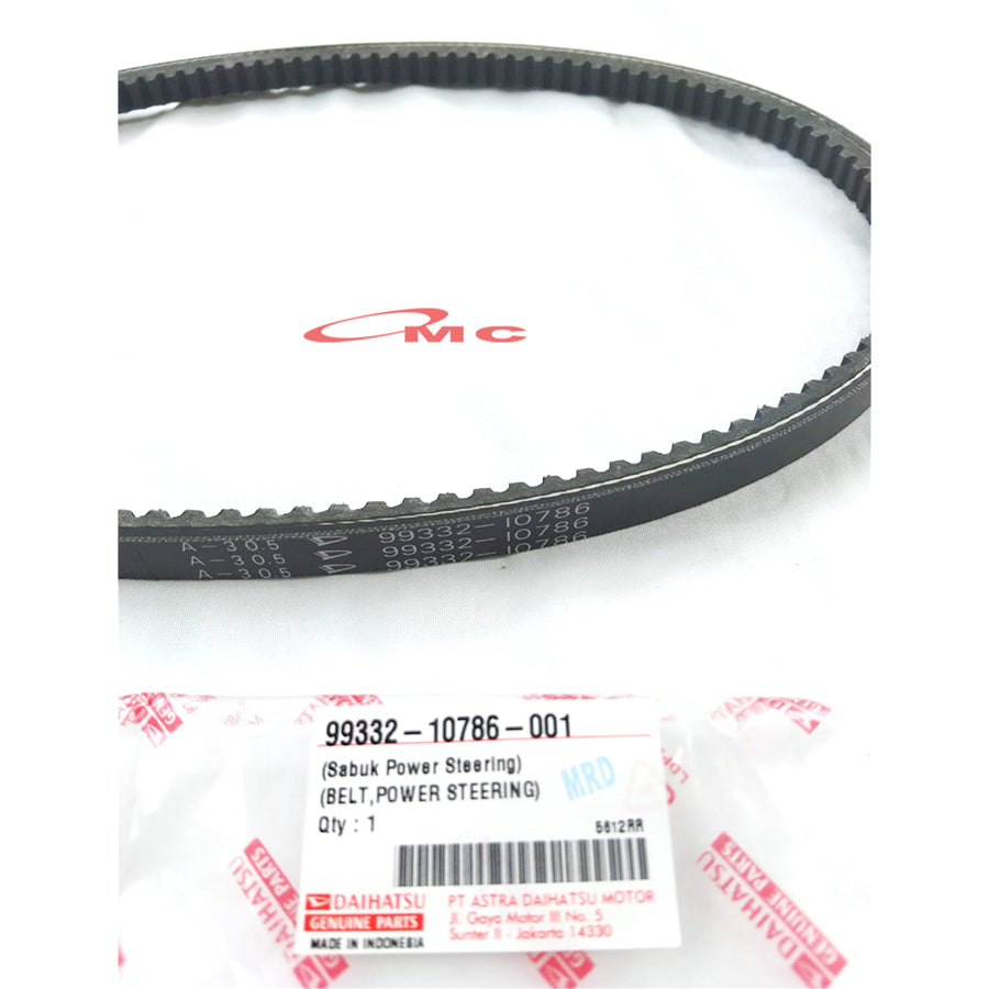 Fan Belt Tali Kipas V-Belt Power Steering Daihatsu TAFT F73 99332-10786-001 Original