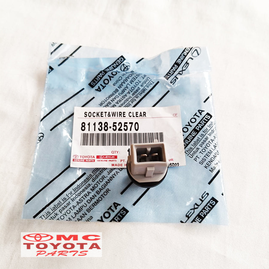Soket Lampu Senja Original Toyota Grand New Innova 2011-2016 Viting Socket Colokan Lampu Senja 81138-52570