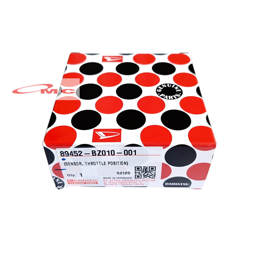 Sensor Throttle Position Sensor TPS Xenia 1.0 1000cc ORI Daihatsu 89452-BZ010-001 Sensor Gas Sensor Trotol Position Throtle Trotle Trotel Throtole Body 1000 cc Logo A Original