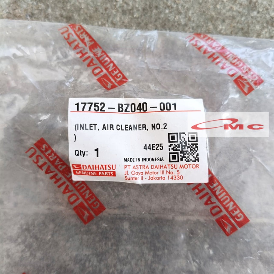 Selang Udara Daihatsu Gran Max Luxio yang ke Tabung Original 17752-BZ040-001 Selang Inlet Air Cleaner Grand Max Granmax Grandmax Ori