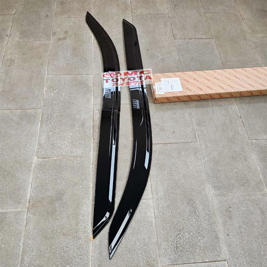 Talang Air Side Visor Original Toyota New Fortuner GR Sport 1 (satu) Set Depan Belakang Kanan Kiri P5162-0KA13