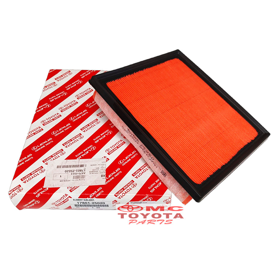 Filter Udara Alphard 2023-up Camry Harrier Yaris GR Lexus Rav4 Original Toyota 17801-25020 Element Air Filter Saringan Udara Air Cleaner