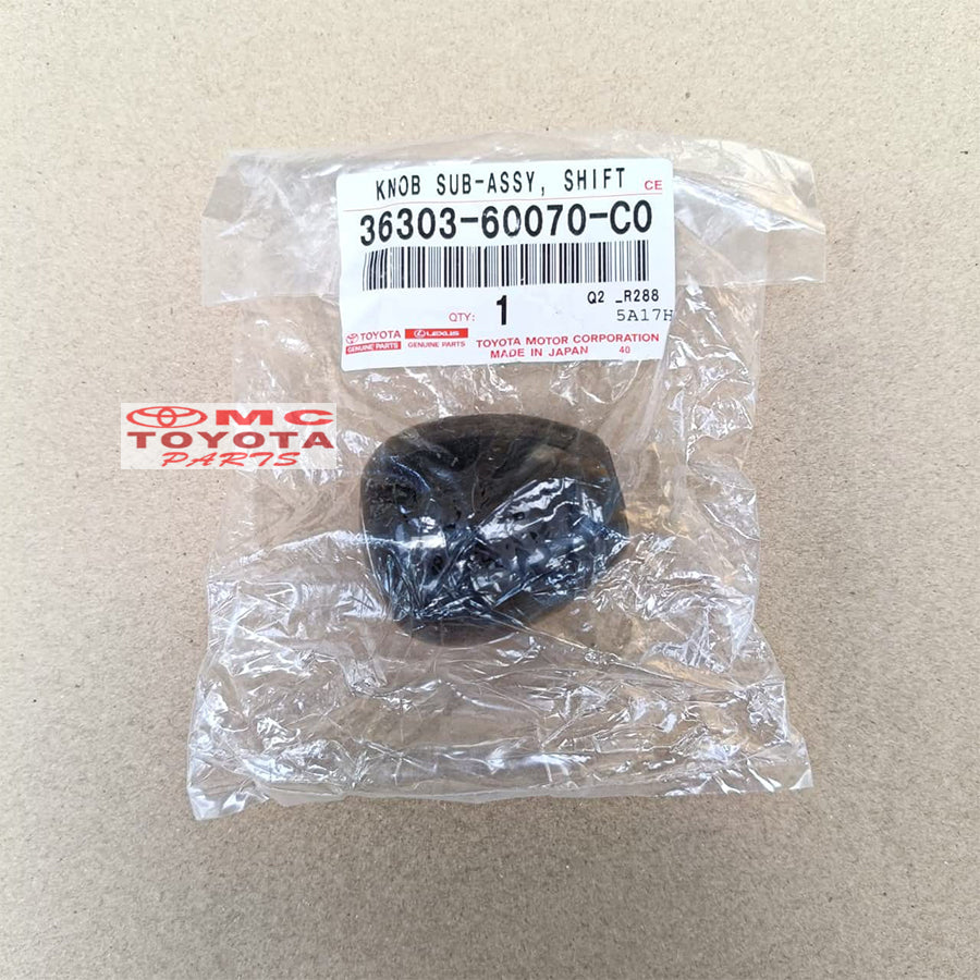 Shift Knop Knob Tuas 4WD 4x4 Toyota Landcruiser Hardtop FJ40 BJ40 Original Hitam Glossy 36303-60070-C0 Knob Knop TC Transfer Case Handle 4x4 Knob Tuas Gardan 4x4 Land Cruiser Hardtop 2F FJ BJ Ori