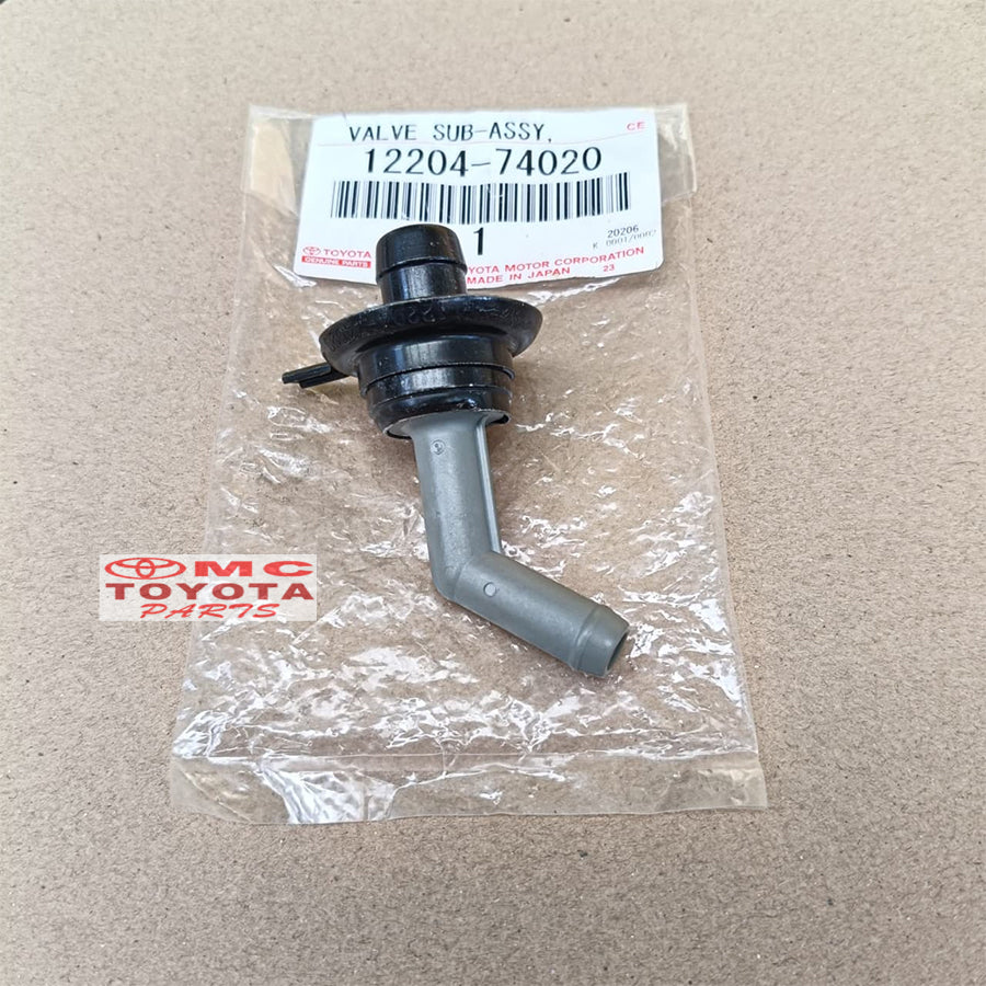 Valve Tutup Klep Valve PCV PVC Corona Absolut ST191 Camry SXV10 2.0 2000cc Original Toyota 12204-74020 Valve Angin Sensor Valve Ventilation Ventilator