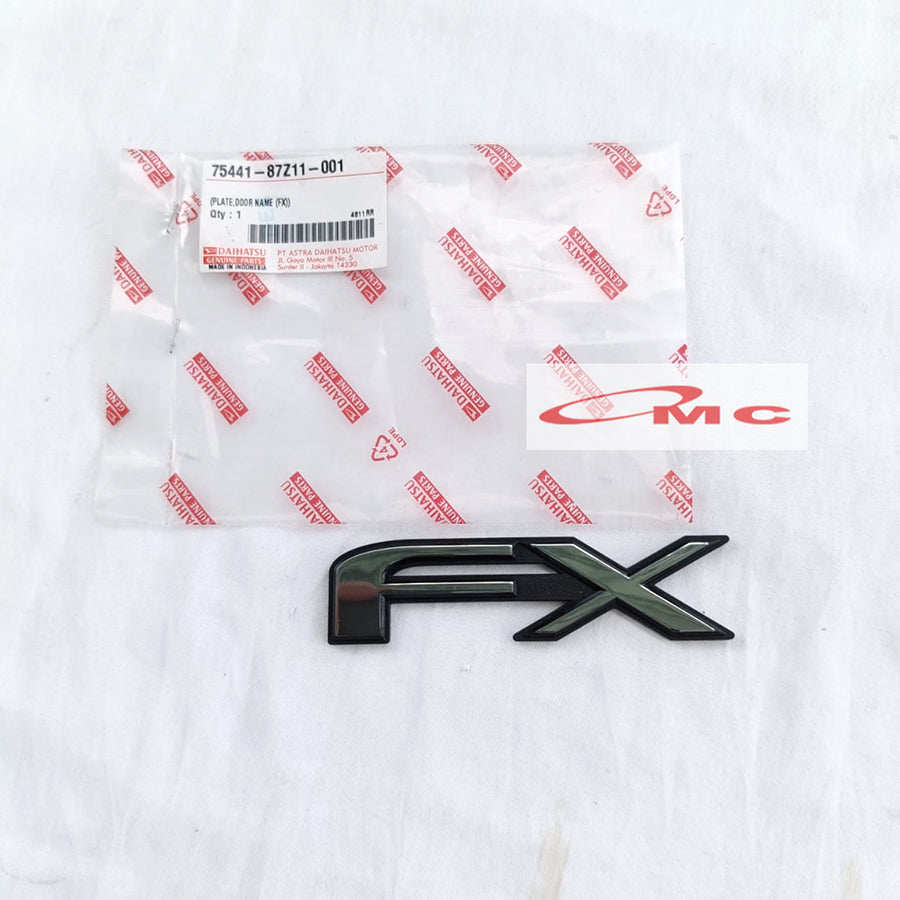 Emblem Tulisan FX Taruna C Series Daihatsu 75441-87Z11-001