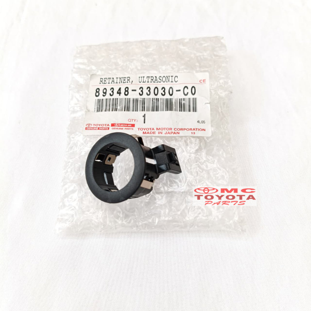 Cover Tutup Ring Sensor Mundur Parkir Retainer Ultrasonic Corolla New Altis Camry Fj Cruiser Wish Original Toyota 89348-33030-C0 Holder Sensor Parkir Mundur Belakang