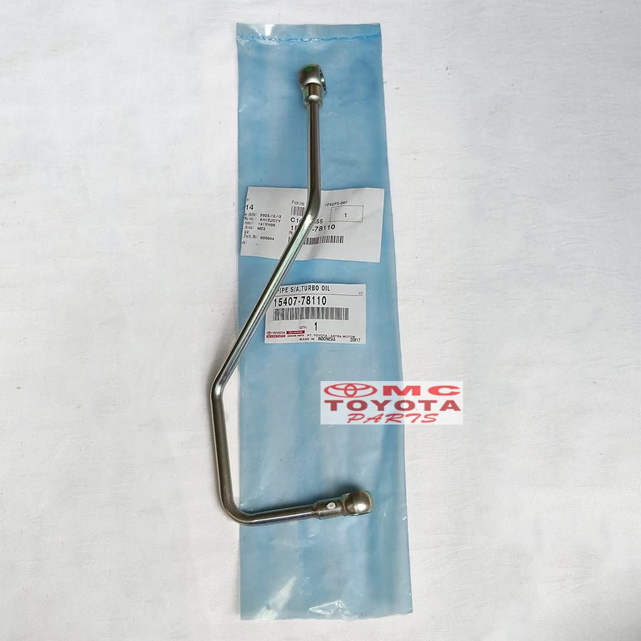 Pipa Oli Oil Turbo Inlet Toyota Dyna 110 130 12 Volt Hino Dutro 110 130 12 Volt Original 15407-78110