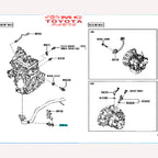 Sensor Oxygen Bagian Bawah Agya Ayla Sigra 1.0 1000cc Original Toyota 89465-BZ490 Sensor O2 Sensor Knalpot