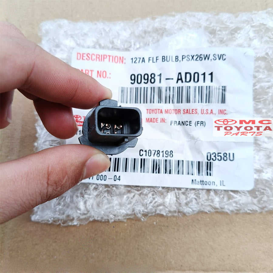 Bohlam Foglamp Hiace Commuter Original Toyota 90981-AD011 Bohlamp Bolam Lampu Foglam Lamp Bulb New Hiace Ori