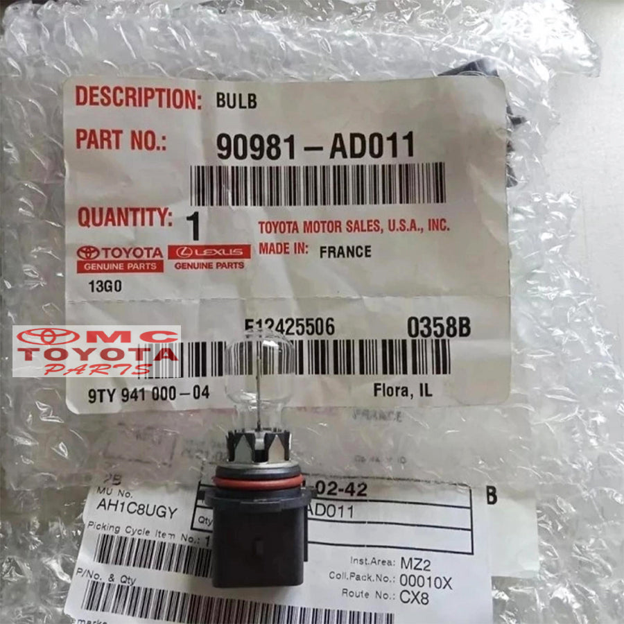 Bohlam Foglamp Hiace Commuter Original Toyota 90981-AD011 Bohlamp Bolam Lampu Foglam Lamp Bulb New Hiace Ori