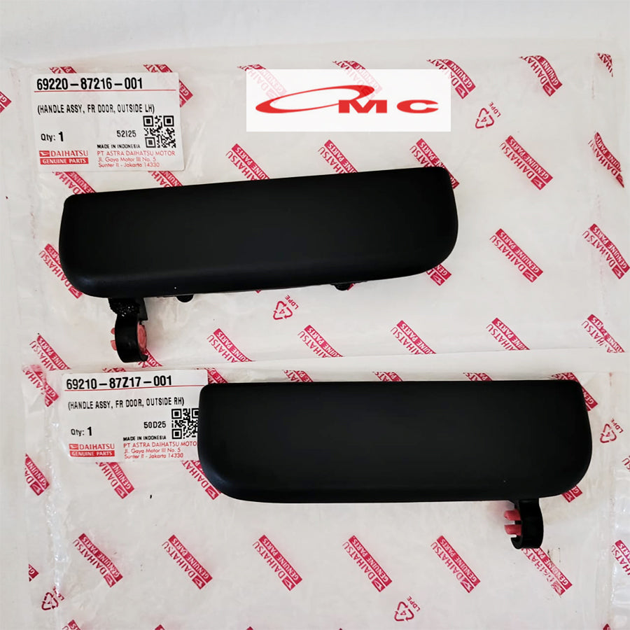 Handle Pintu Depan Luar Kanan Kiri Avanza Xenia Lama Agya Ayla Gran Max Luxio Espass Taruna Original 69210-87Z17-001 / 69220-87216-001 Handel Gagang Pegangan Tarikan Pintu Luar Depan