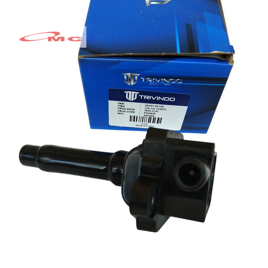 Coil Koil Ignition Busi Kia Carens Carrens 2 II 0K247-18-100-TRV Original Trivindo