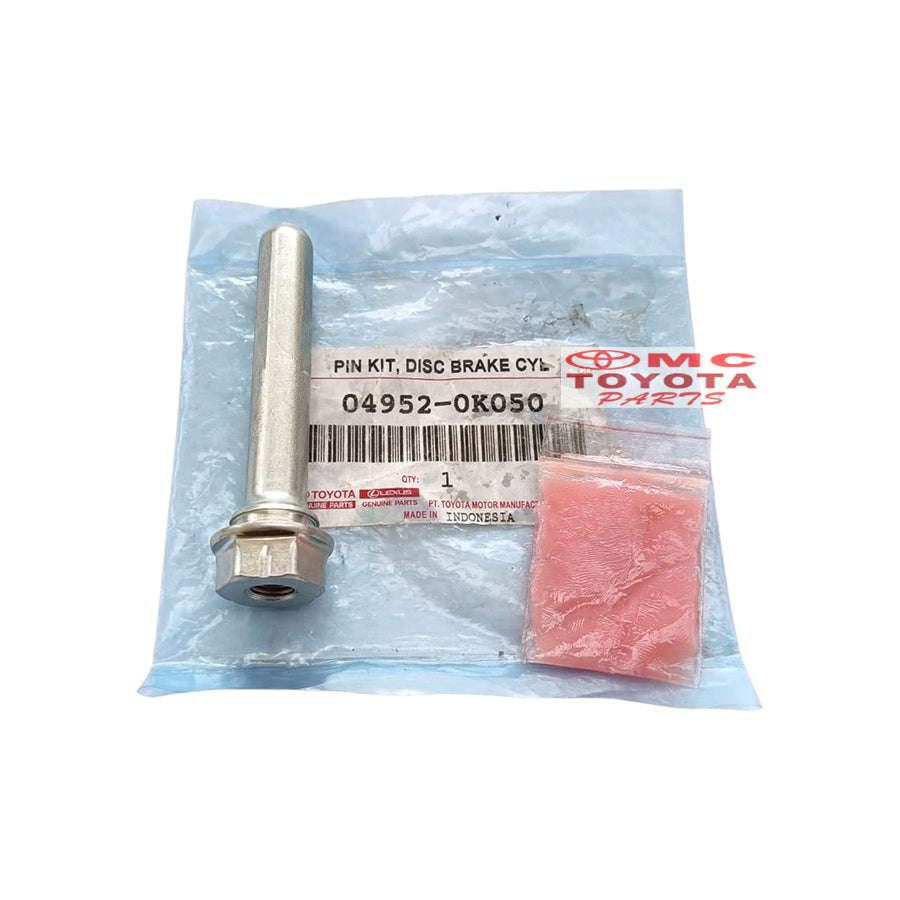 Pin Kit Kaliper Disc Brake Depan Atas Bawah Innova Reborn Original Toyota 04952-0K040 / 04952-0K050 Baut Pen Pin Kaliper Caliper Kampas Rem Cakram Depan Disk Brake Cylinder Silinder Ori