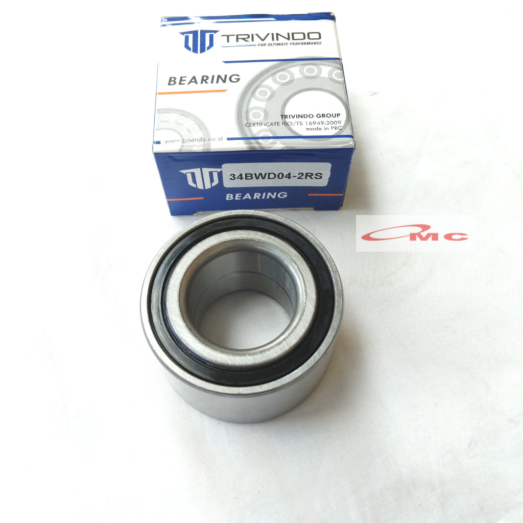 Bearing Bering Laher Laker Roda Depan Chevrolet Spark 1.2 1.200 1200CC Aveo Lova Kalos Saga FLX 34BWD04-2RS Original Trivindo