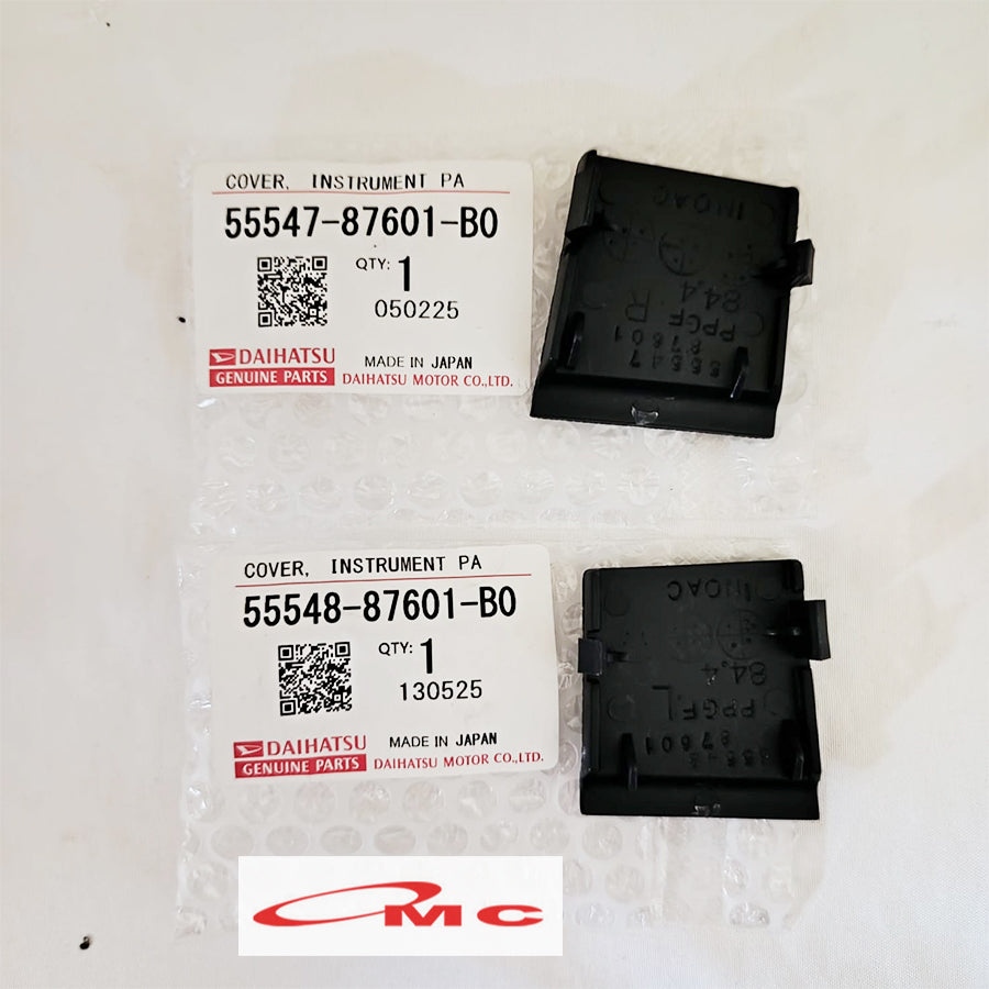 Cover Tutup lubang Baut Dashboard Daihatsu Taft Rocky Hiline Feroza Original 55547-87601-B00 / 55548-87601-B00 Cover Penutup Panel Instrumen