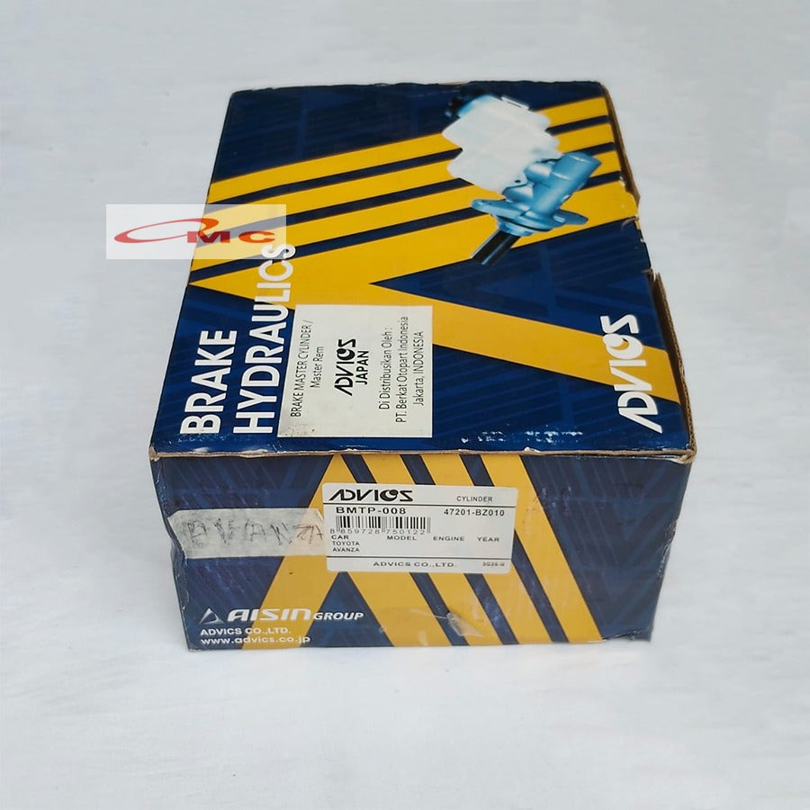 Brake Master Rem Avanza XENIA BM ASSY Master Rem Atas Advics BY Aisin JAPAN BMTP-008