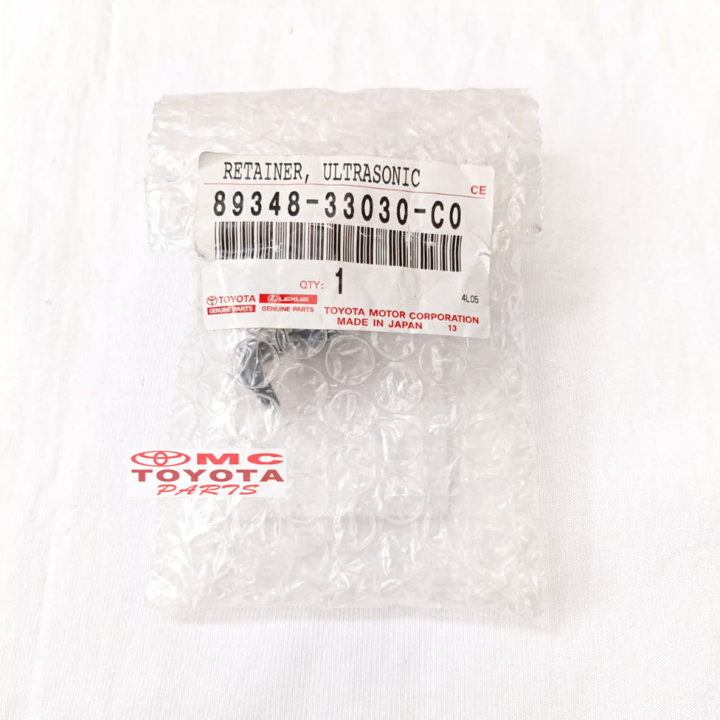 Cover Tutup Ring Sensor Mundur Parkir Retainer Ultrasonic Corolla New Altis Camry Fj Cruiser Wish Original Toyota 89348-33030-C0 Holder Sensor Parkir Mundur Belakang
