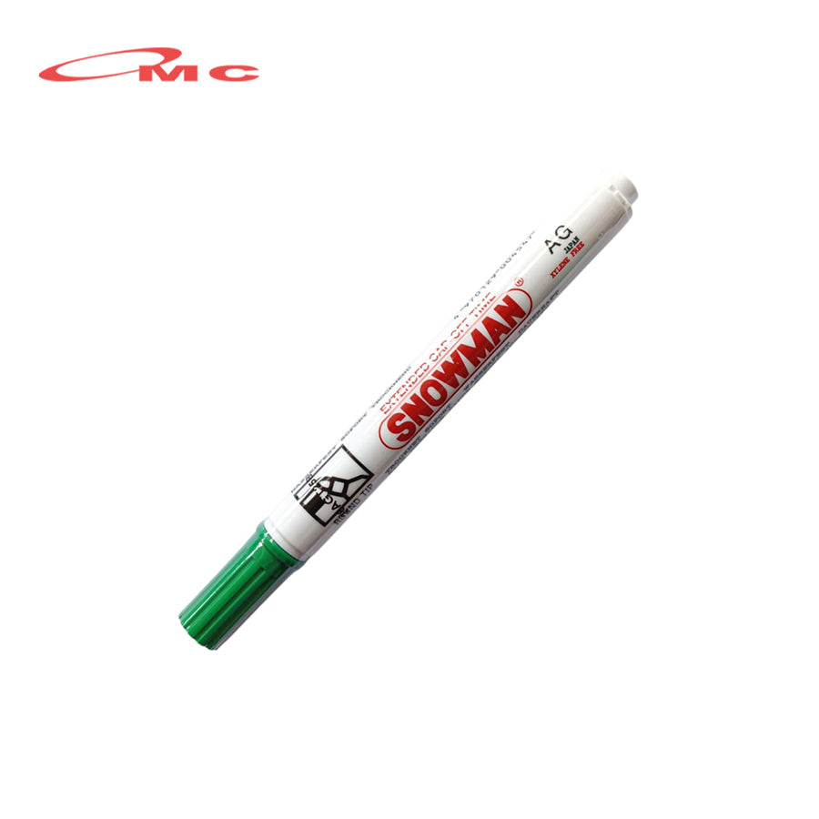 Spidol Permanen Snowman AG12 AG 12 AG-12 Spidol Snowman Permanent Spidol AG12 Permanen Spidol Permanent Marker Tinta Permanen AG-12 Spidol Papan Tulis