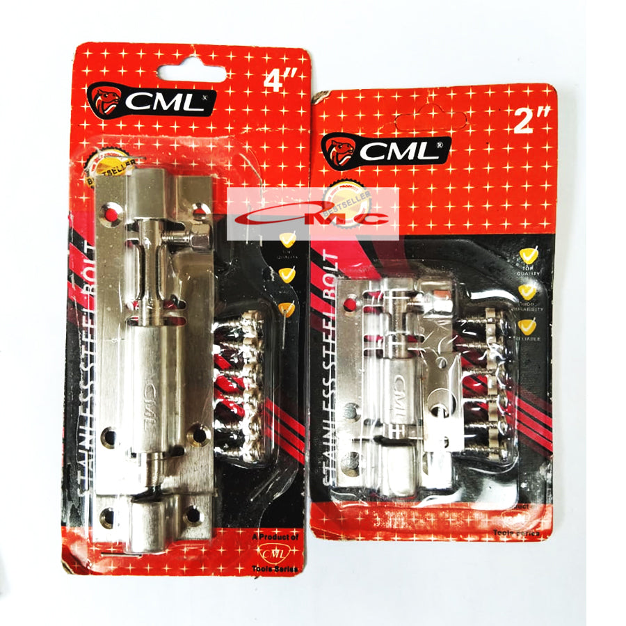 Grendel Slot Pintu Jendela  Stainless Tebal 2" 4" In Inch Camel GRENDEL-CML-4 GRENDEL-CML-2