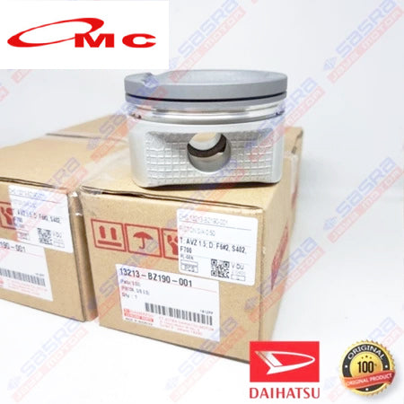 Piston Seher 0.50  D1 Avanza 1.5 Rush Terios Luxio GranMax 1.5 ORI Daihatsu Genuine Parts (Tanpa Pen) 13213-BZ190-001