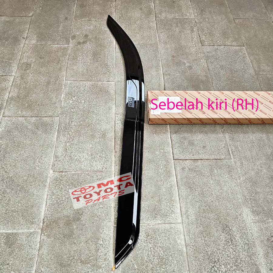 Talang Air Side Visor Original Toyota New Fortuner GR Sport 1 (satu) Set Depan Belakang Kanan Kiri P5162-0KA13