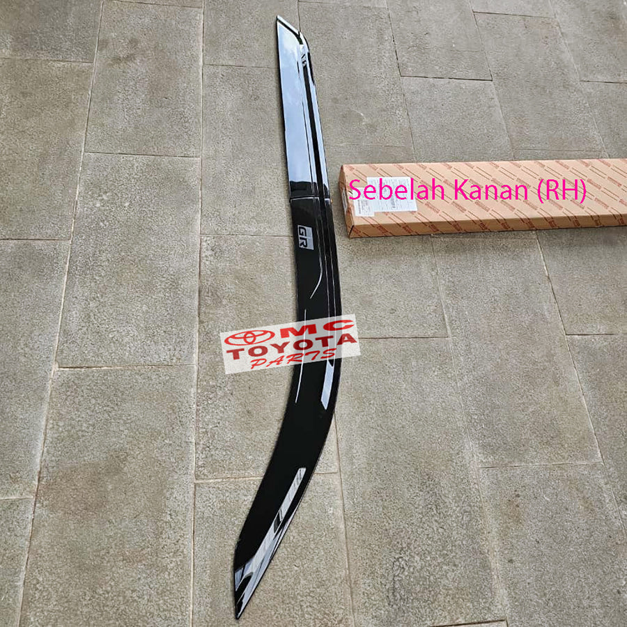 Talang Air Side Visor Original Toyota New Fortuner GR Sport 1 (satu) Set Depan Belakang Kanan Kiri P5162-0KA13